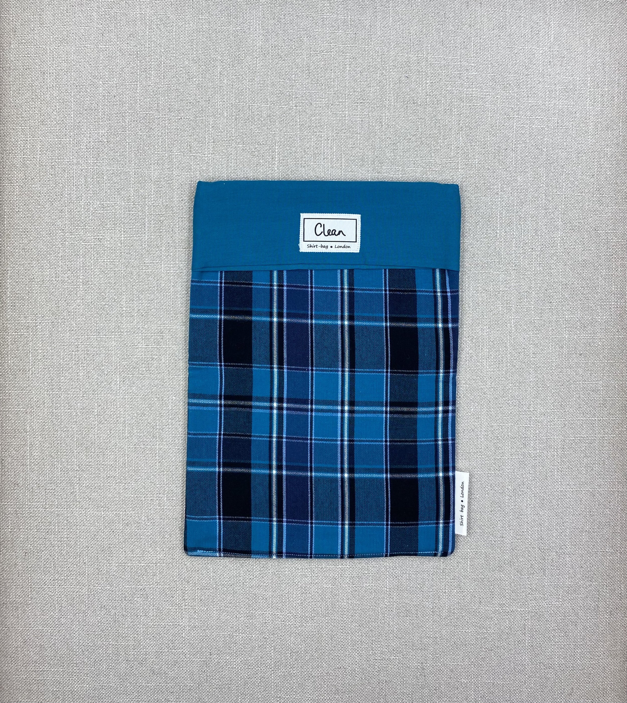 Teal & black tartan with teal top - large.jpeg