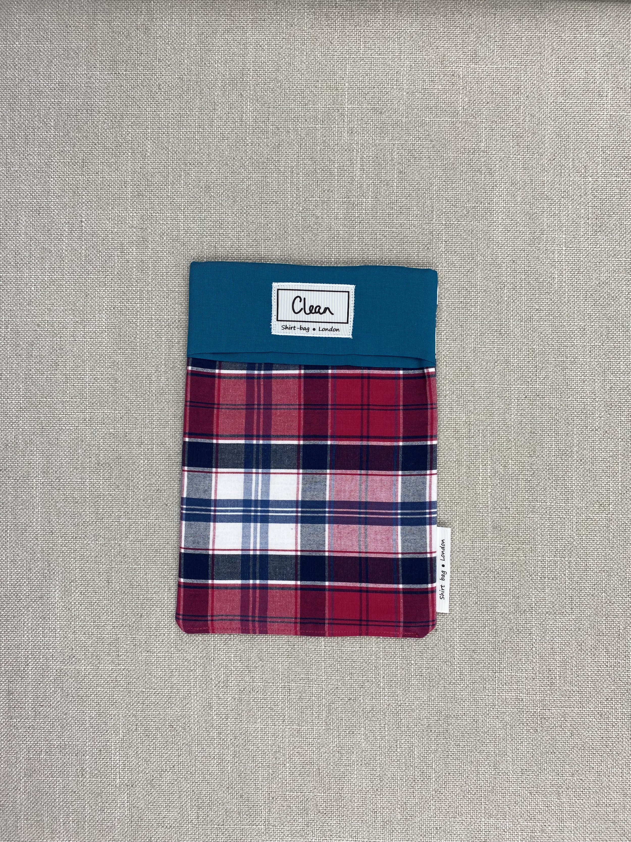 Pink & blue check with teal top - small.jpeg