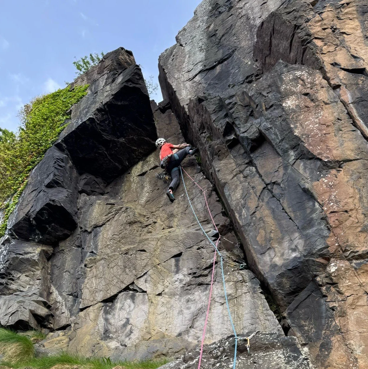 Central Belt of Scotland Guided Rock Climbing
