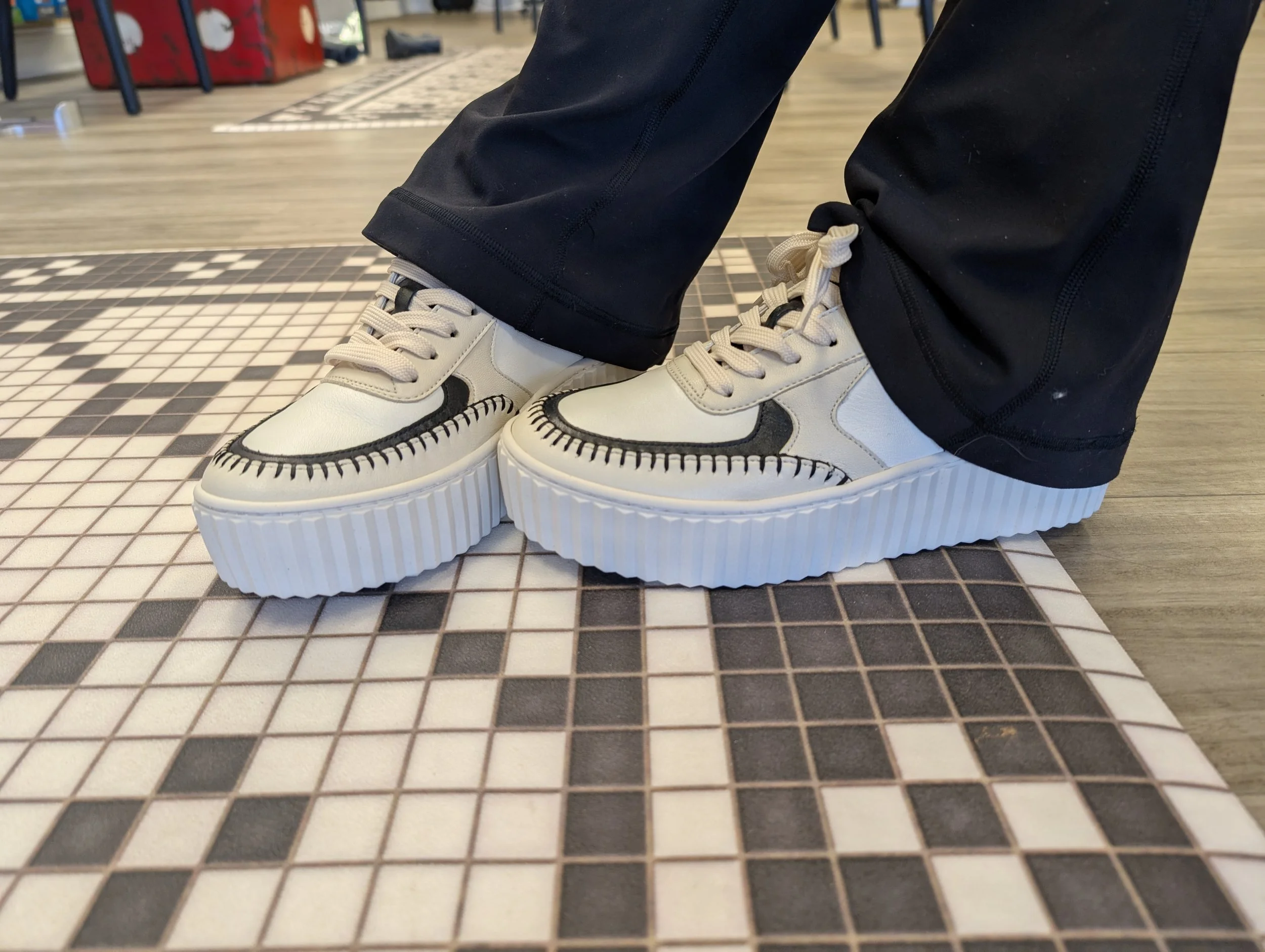 closeup of women's Gabor shoes