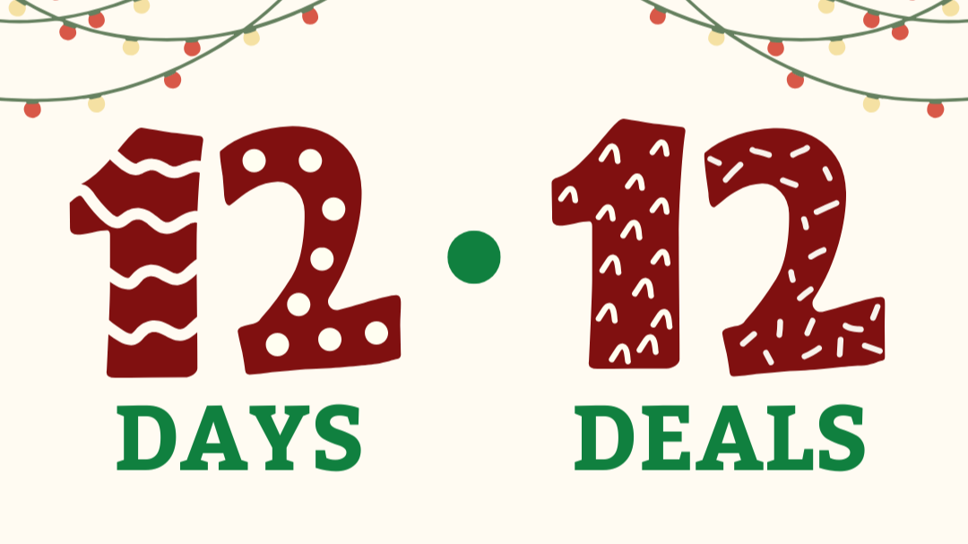 John's Run/Walk Shop 12 Days 12 Deals Sale Banner