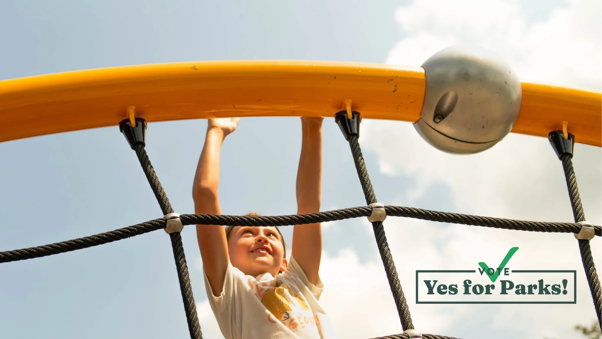 Yes for Parks banner