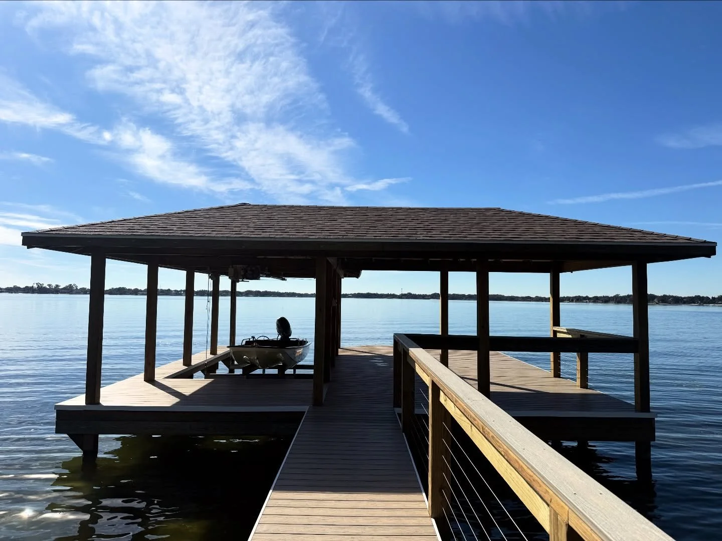 As we complete docks, boathouses, sealifts, and boardwalks&hellip; we begin new ones! 🛠️ Winter can be a slower season for dock building as you can imagine, but despite the season, we&rsquo;re busy with some awesome projects! Stay tuned this winter 