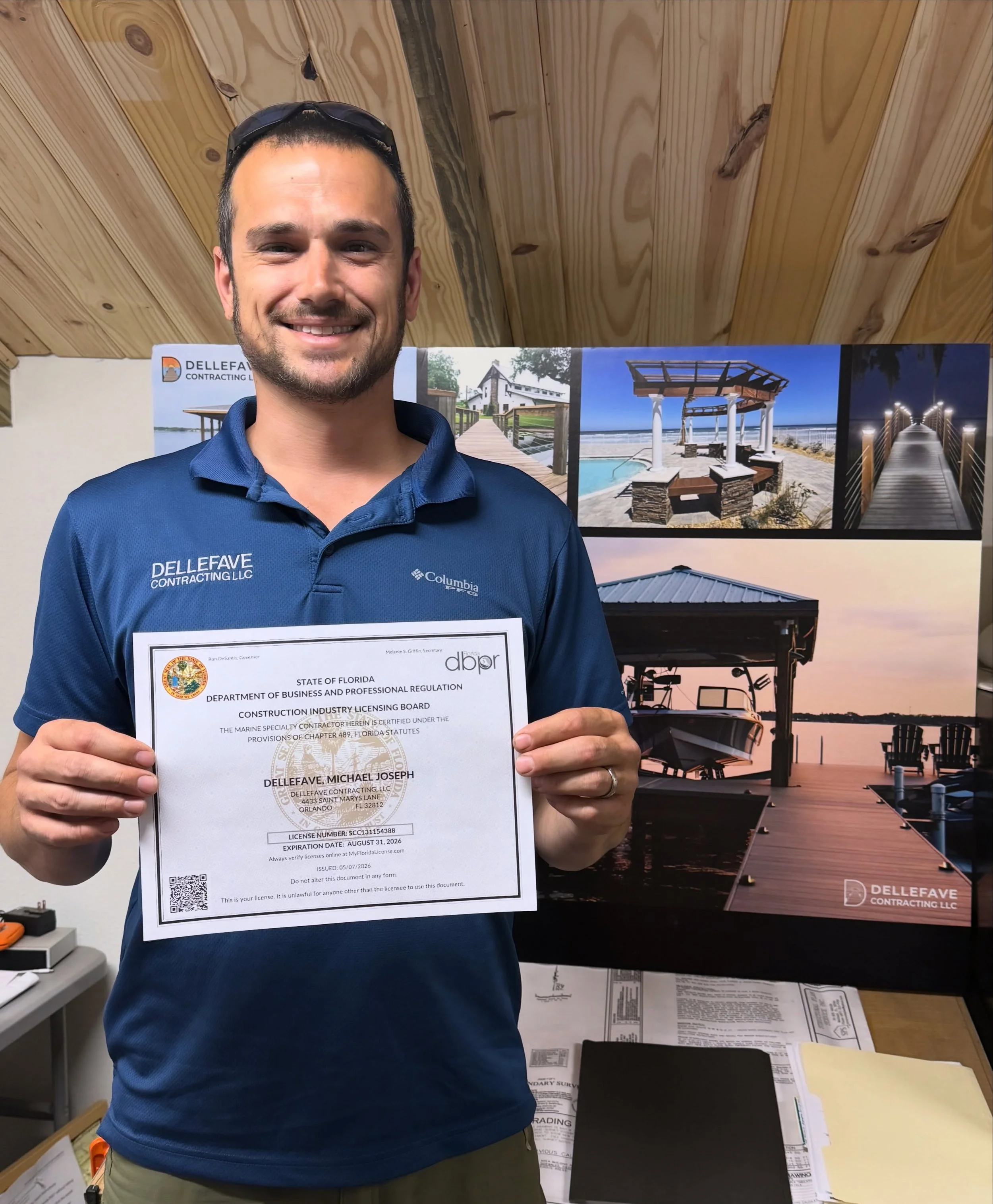 It&rsquo;s official! 🎉 Dellefave Contracting is now licensed not only as a certified building contractor and certified underground utility and excavation contractor&hellip;. but also as a Certified Specialty Marine Contractor! ✔️🐟

This is another 
