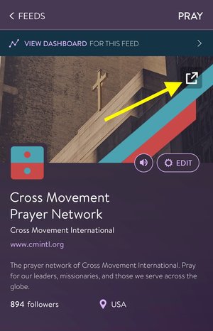 Sharing a Feed — Echo Prayer