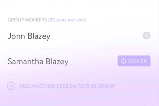 Editing a prayer group