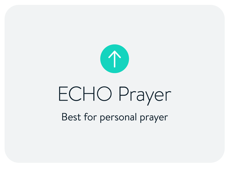 Echo Prayer App - Prayer Lists, Reminders, Groups