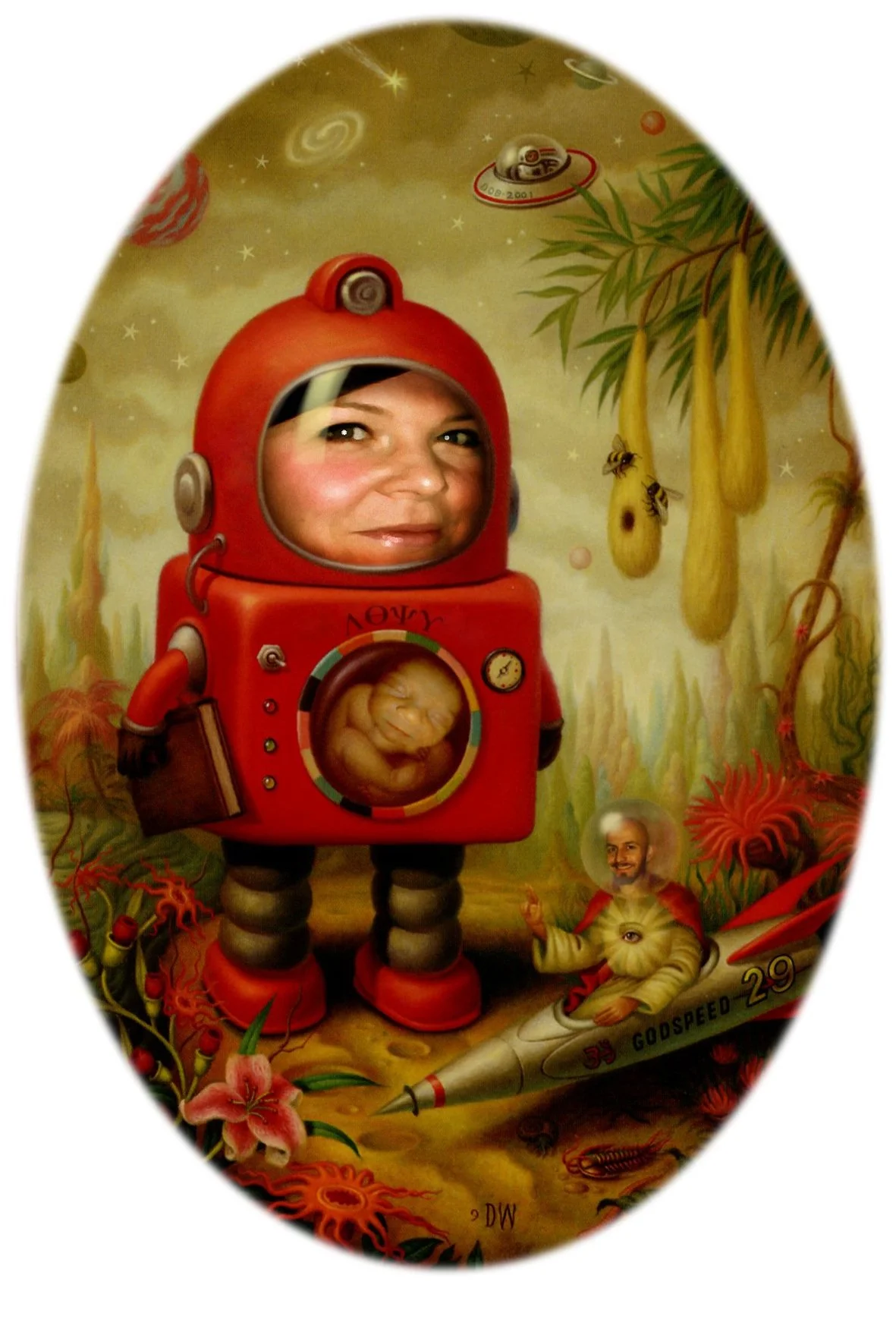 Pregnancy Announcement 2001 - Mark Ryden - Princess Sputnik