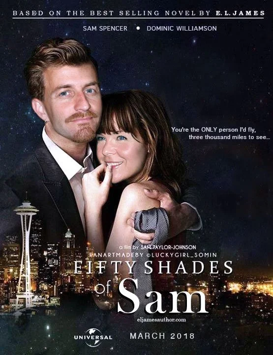 Sam's 50th Birthday Card - 50 Shades of Grey
