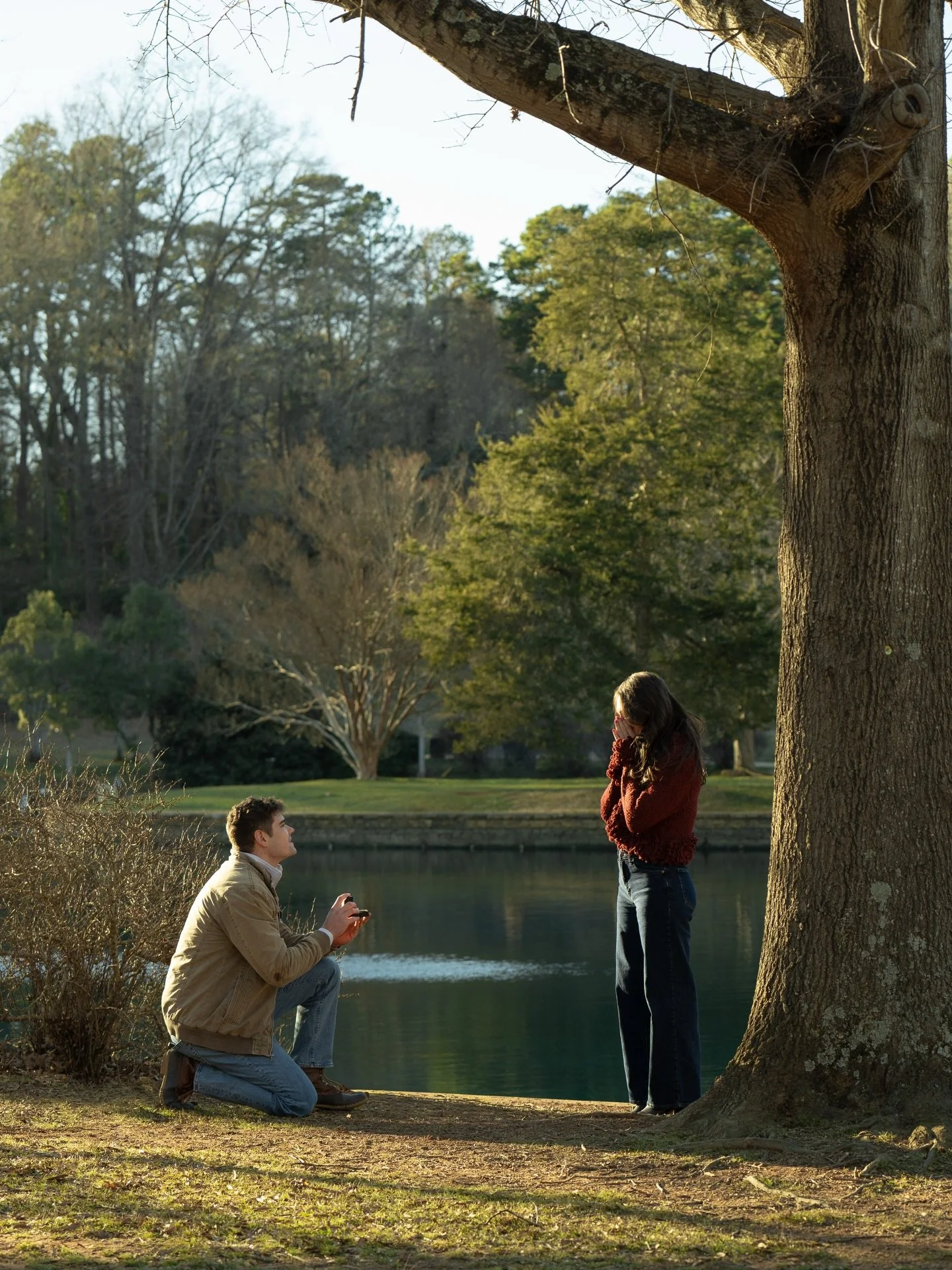 Daniel &amp; Hannah are engaged! 💌

On a beautiful winter Saturday at Freedom Park in Charlotte, Daniel made Hannah his forever bride. Surrounded by loved ones and the warmth of the February sun on a chilly day. I had such a wonderful time celebrati