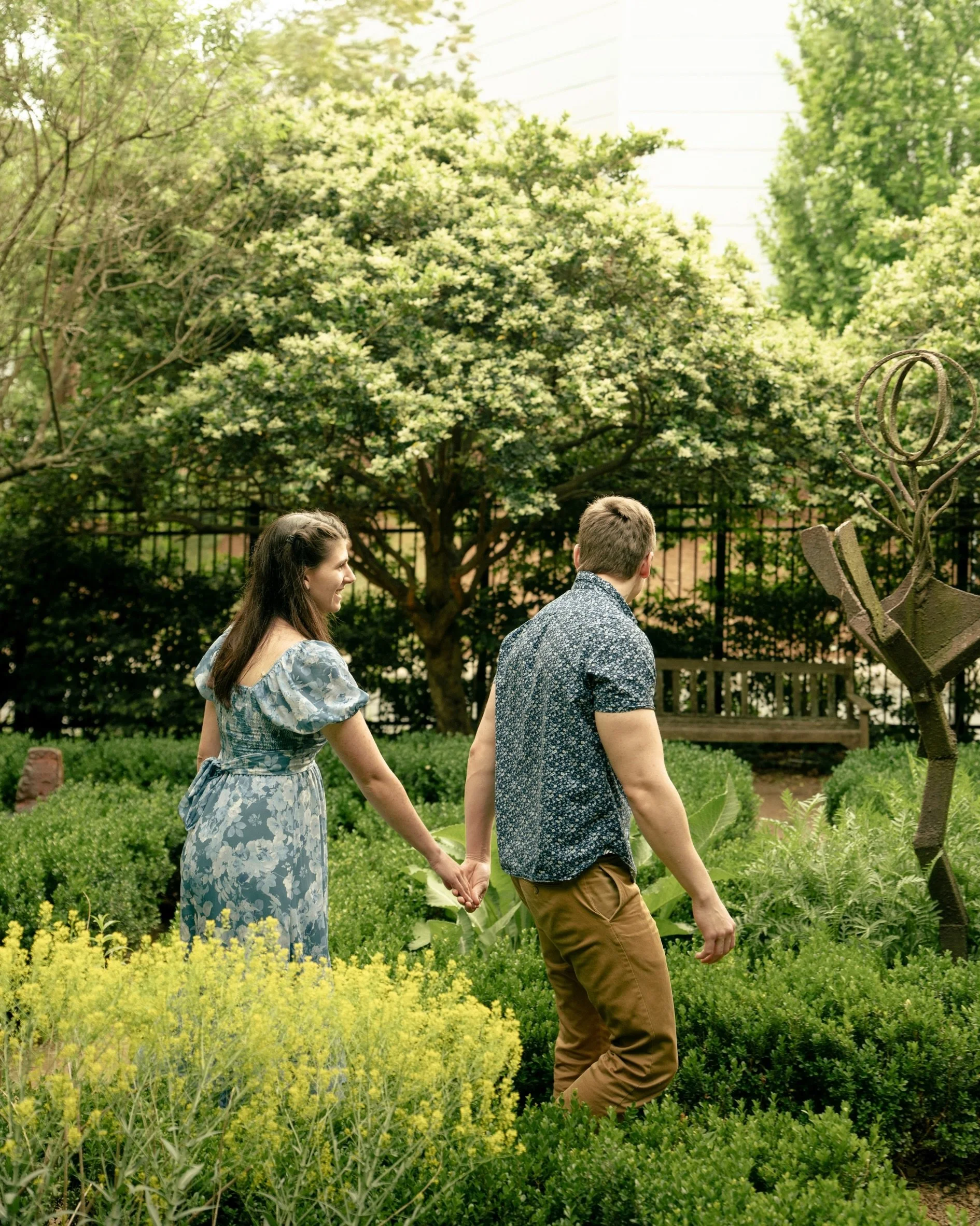 George &amp; Miranda&rsquo;s engagement session at @rosiescoffeeandwine this spring was an amazing time. The gardens were beautiful and we could not have asked for more greenery 🌿&nbsp;

These two mentioned to me during our discovery call that their