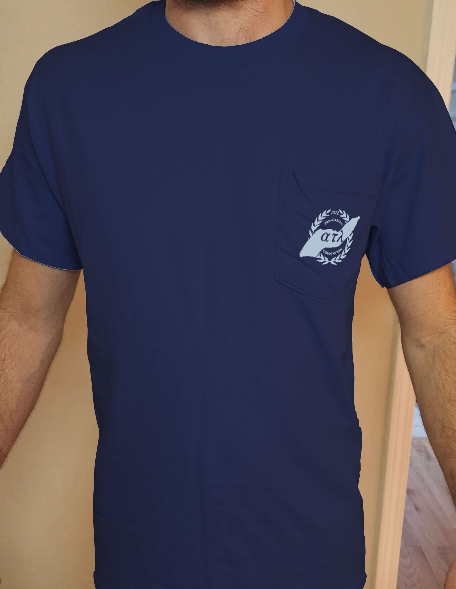 Navy Blue Pocket Tee