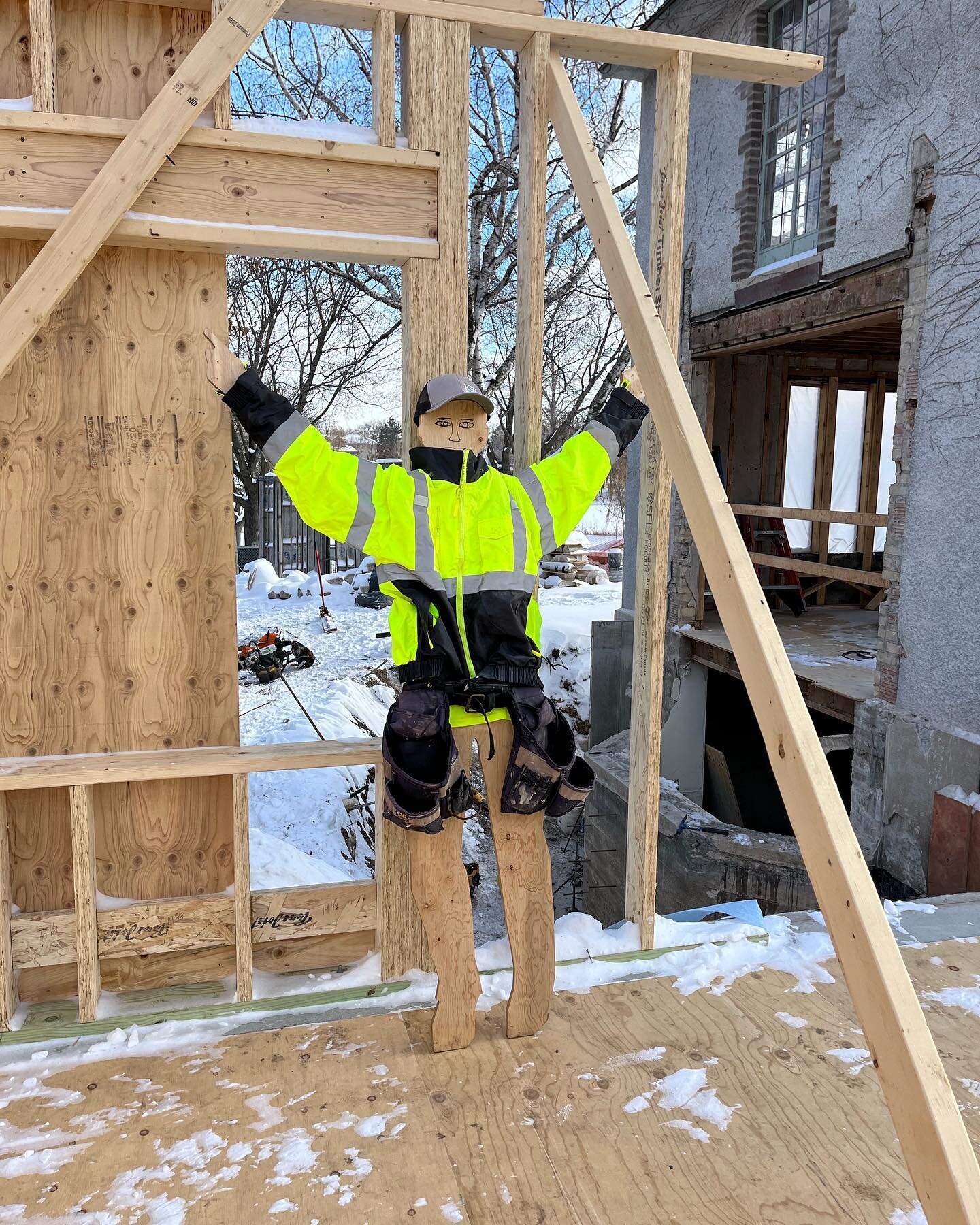 Stan was able to take a break from recruiting more carpenters! He made it out to the jobsite to check on the guys this week!