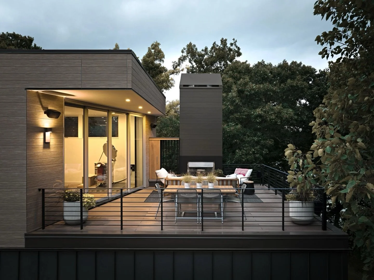 The deck at our Lake Sarah project was built for more than just looks. A place to gather, unwind, and extend the living space outdoors.

#KandKBuilders #MinnesotaHomeBuilder #OutdoorLiving [custom deck Minnesota, outdoor living space MN, modern deck 