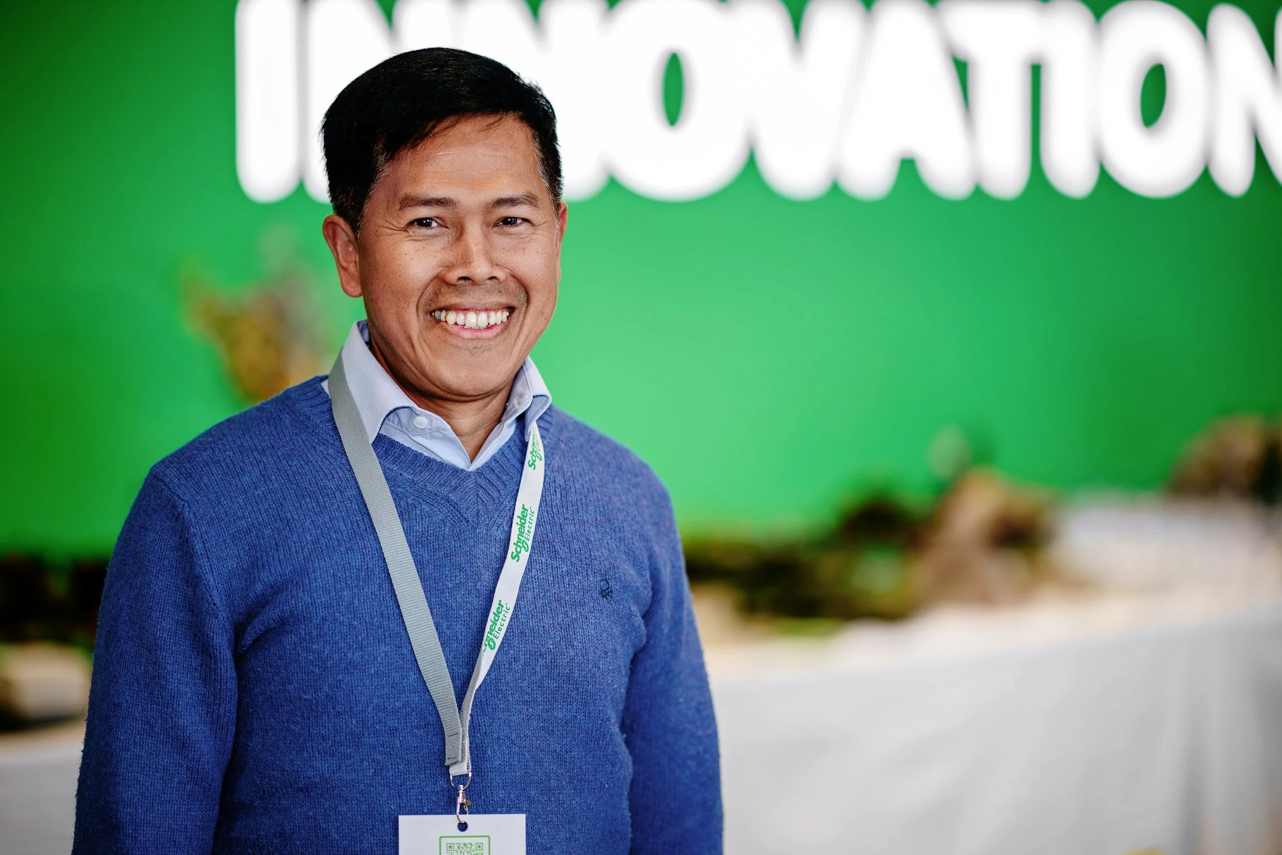 portrait professionnel réalisé lors d’un événement d’entreprise