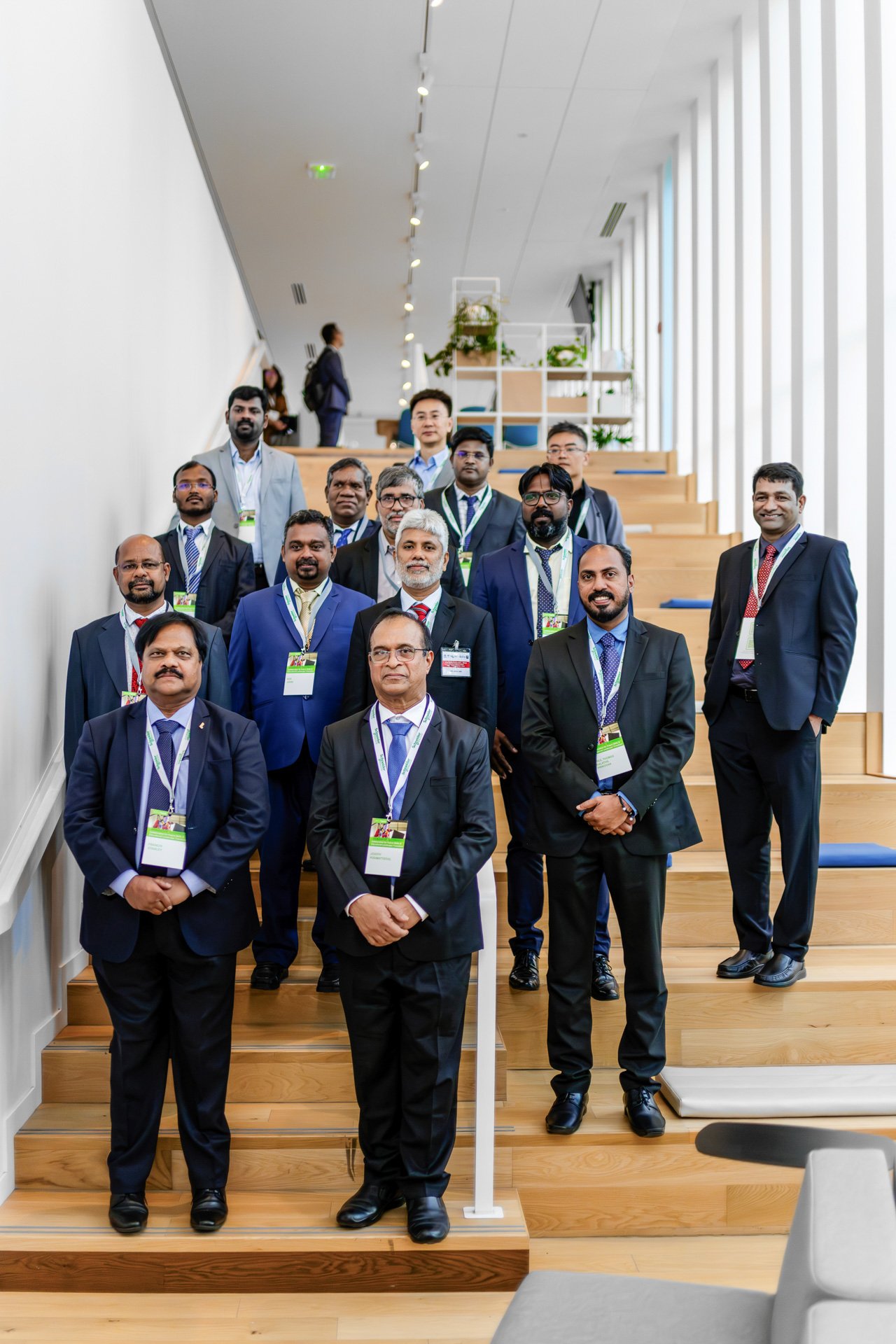 Vue d’ensemble du groupe en visite – photographie d’événements d’entreprise