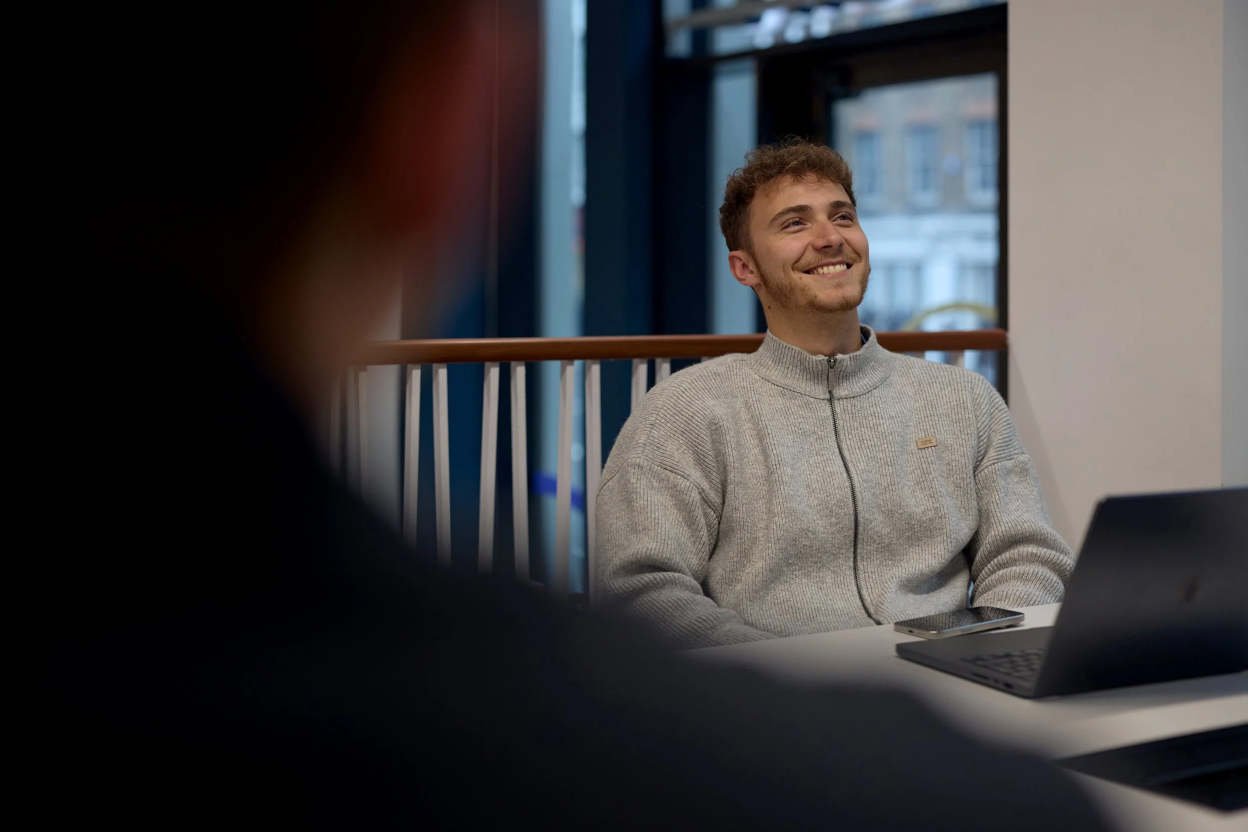 Josh King, CTO of &above, in a lifestyle corporate portrait for a technology and design feature.
