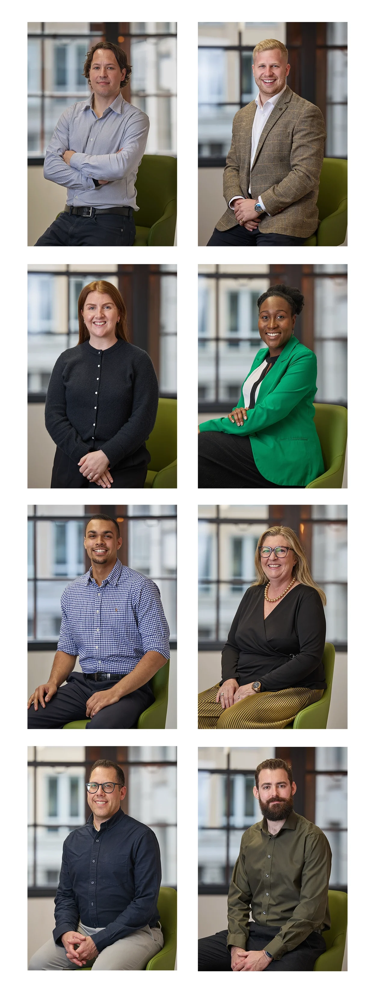 Series of corporate portraits photographed in London for professional use