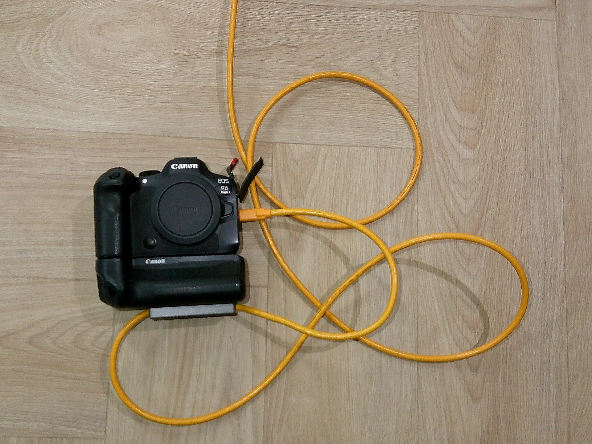 Behind-the-scenes tethered workflow during corporate photography shoot