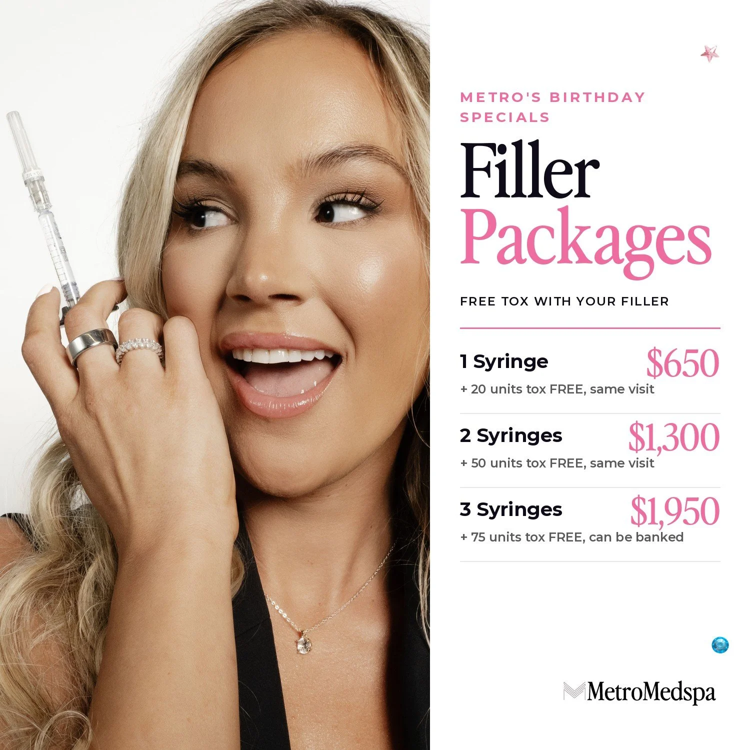 Filler Packages | Save up to $956.25!