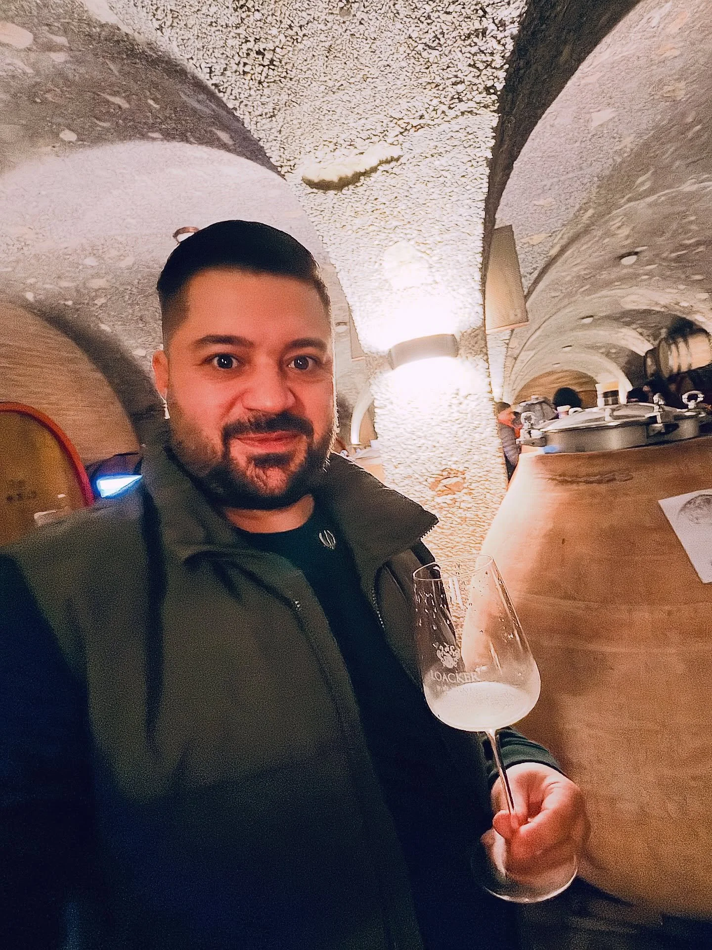 I think tasting wines in a cellar is magic, every barrel/amphora has it&rsquo;s own identity and story. What is your most memorable cellar experience? 🍷 🏺 

&bull;
&bull;
&bull;
&bull;
#winecellar #winelife #wineeducation #winelover 
#mtlwine