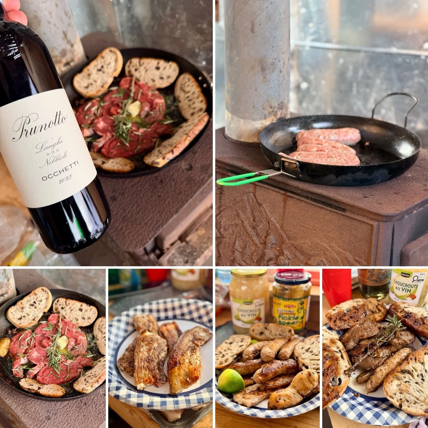 🧊 🎣 🍷 &hellip; perfect start to 2026 : a bottle of Prunotto Langhe Nebbiolo - just ripe red fruit, a touch of roses and smoke, present tannins and acidity that helped cut through the fatty &ldquo;slow cooked&rdquo; on the oven : bacon, lard, potat