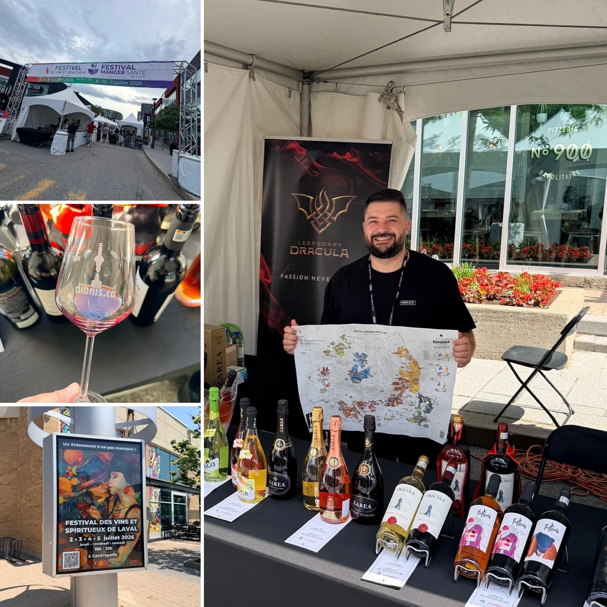 Festival des Vins et Spiritueux de Laval - pasa by this Friday ( July 3rd ) and Saturday ( July 4th) at Centropolis Laval to taste sparkling, white wine, red wines , aperitif and some brandy - all imported from Romania 🇷🇴 #winefair #laval #centropo