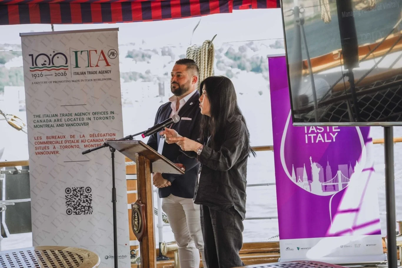 Feeling truly privileged to have attended this exclusive Vinitaly.USA preview aboard the legendary Amerigo Vespucci in Qu&eacute;bec City this past weekend. Widely regarded as one of the world&rsquo;s most beautiful sailing ships, it provided an extr