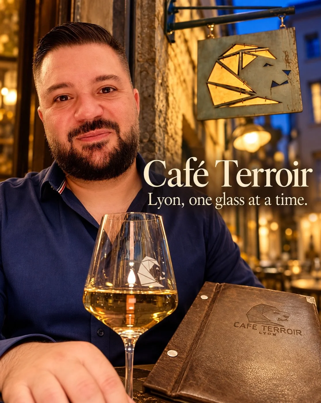 Walking around and looking for a place to discover (next to center)  i found this nice place: Le Cave Caf&eacute; Terroir 🇫🇷 and surely decided it&rsquo;s time to taste some wines: first i tried the Ch&acirc;teau La Gall&eacute;e&rsquo;s  a local C