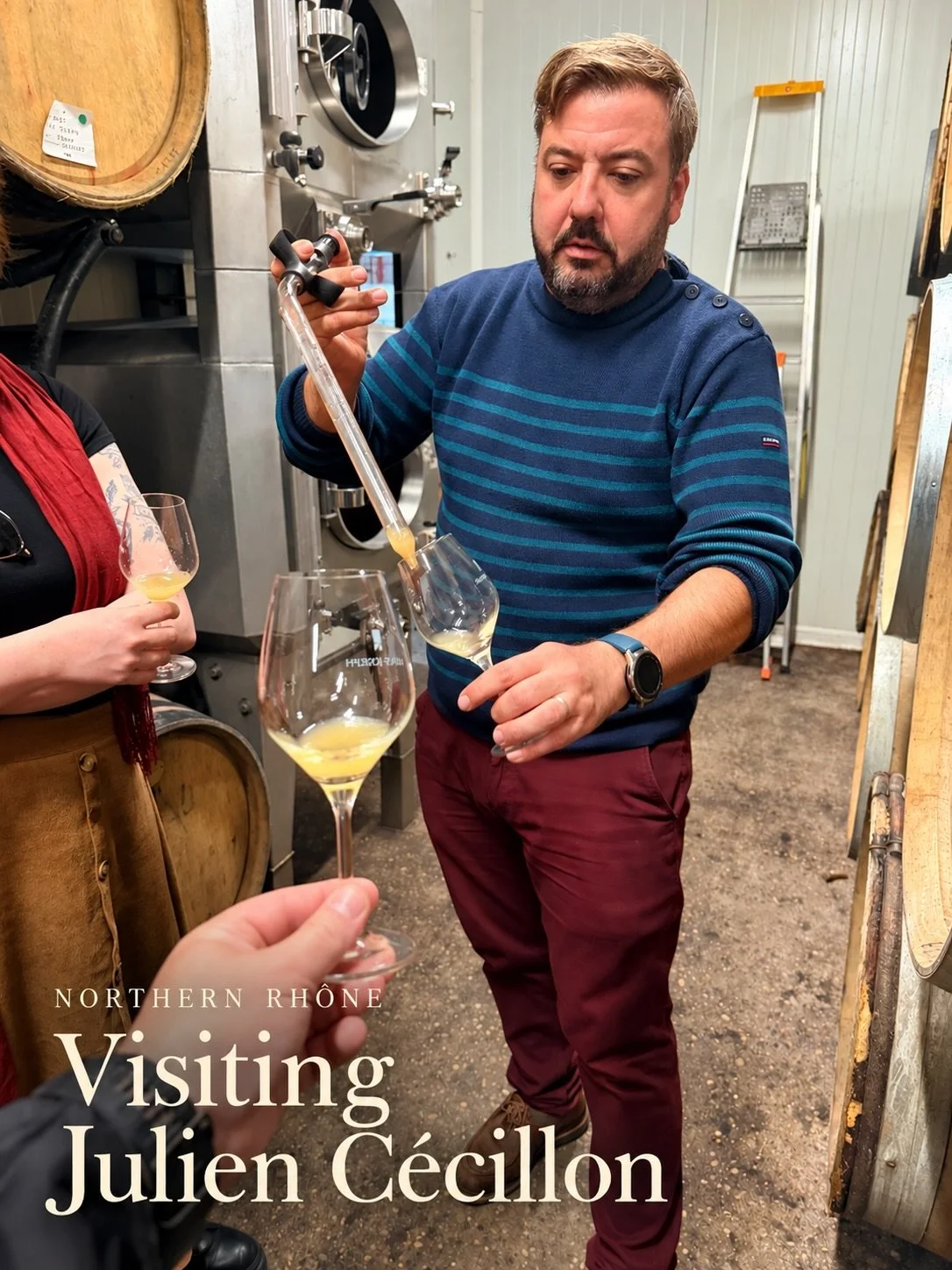 A lovely stop in the Northern Rh&ocirc;ne 🇫🇷 visiting Julien C&eacute;cillon and discovering the wines of Famille C&eacute;cillon.

What stayed with me was the precision. Whites full of freshness, and juicy reds with beautiful fruit and no oak make