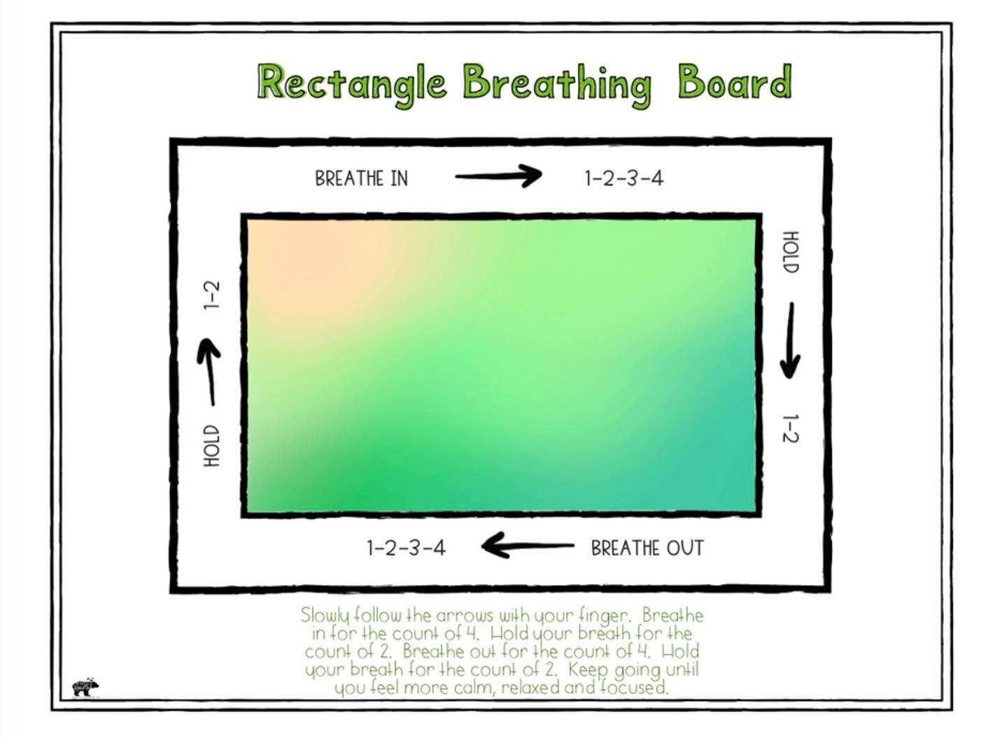 Square breathing is a great habit to practice. There is a good way to breath and then a better way&mdash;&gt; 🟨