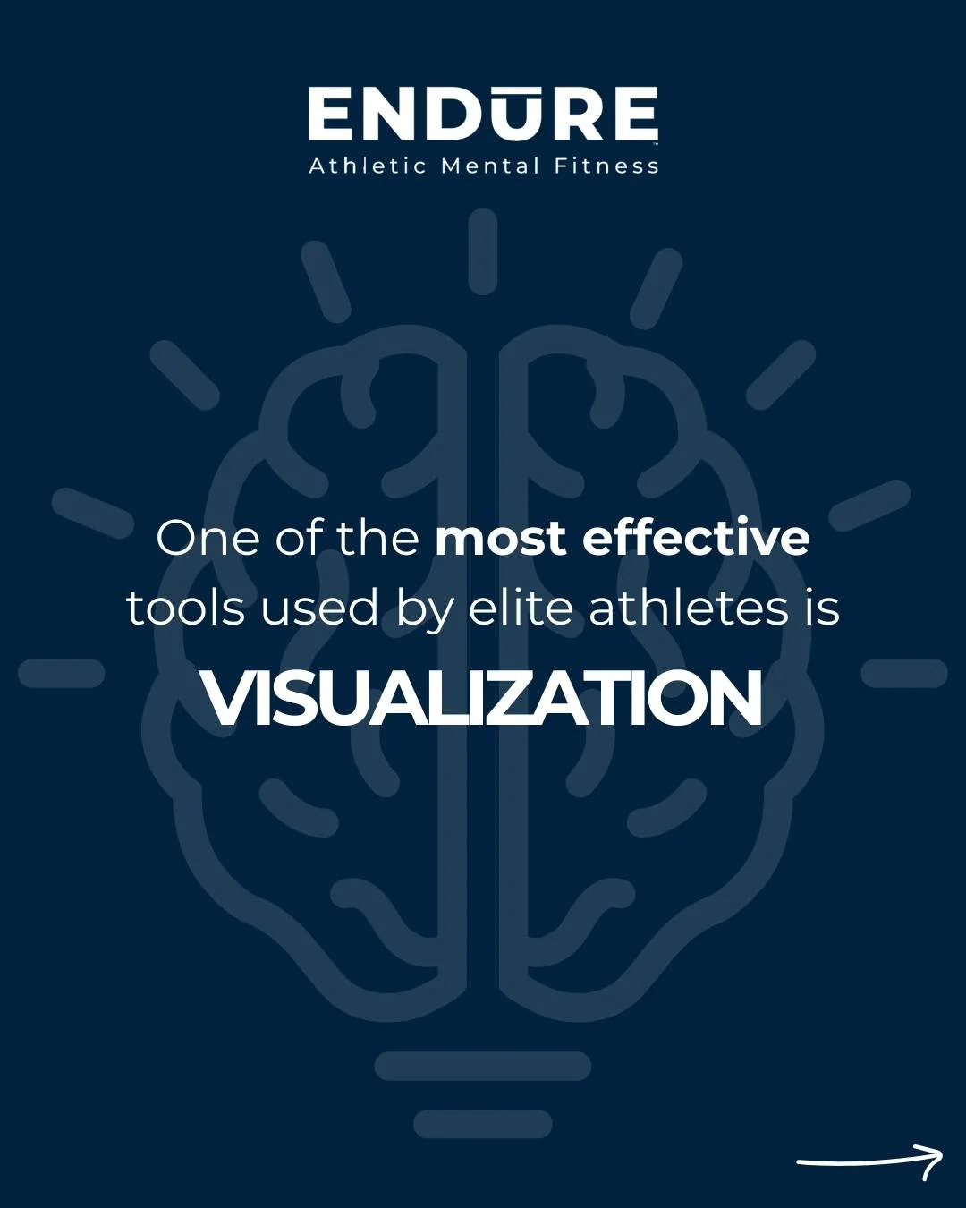 Visualization is a powerful tool for athletes. The key to effective visualization is realism. The more detailed and lifelike the mental picture, the more powerful it becomes. Visualization isn't just for sports; you can practice it&mdash;for exams, p