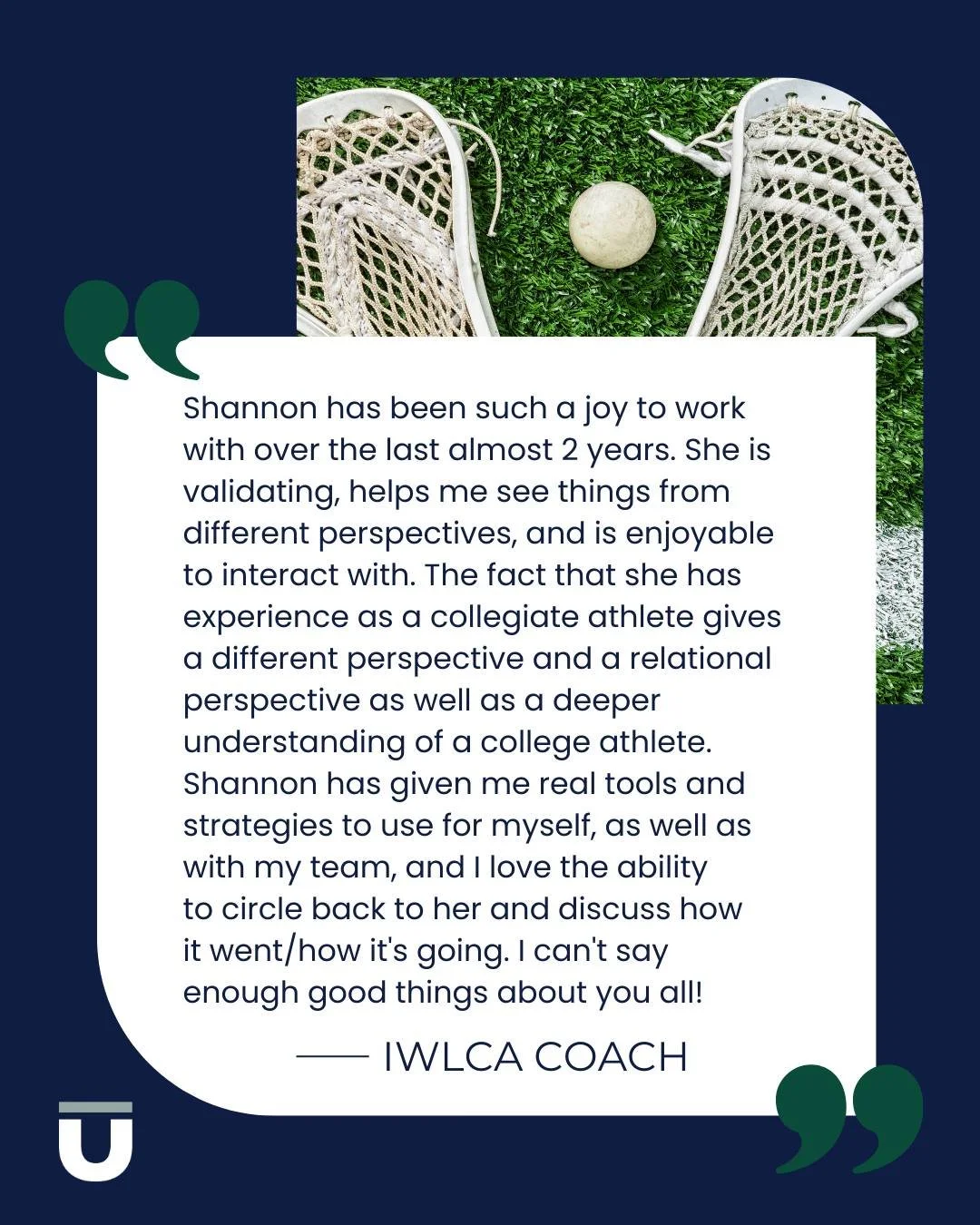 Women's lacrosse season is in full swing, and we love working with the amazing @iwlca coaches. From their own personal journeys as coaches to how they lead their team and the impact it has on the athletes, having tools and strategies from mental heal