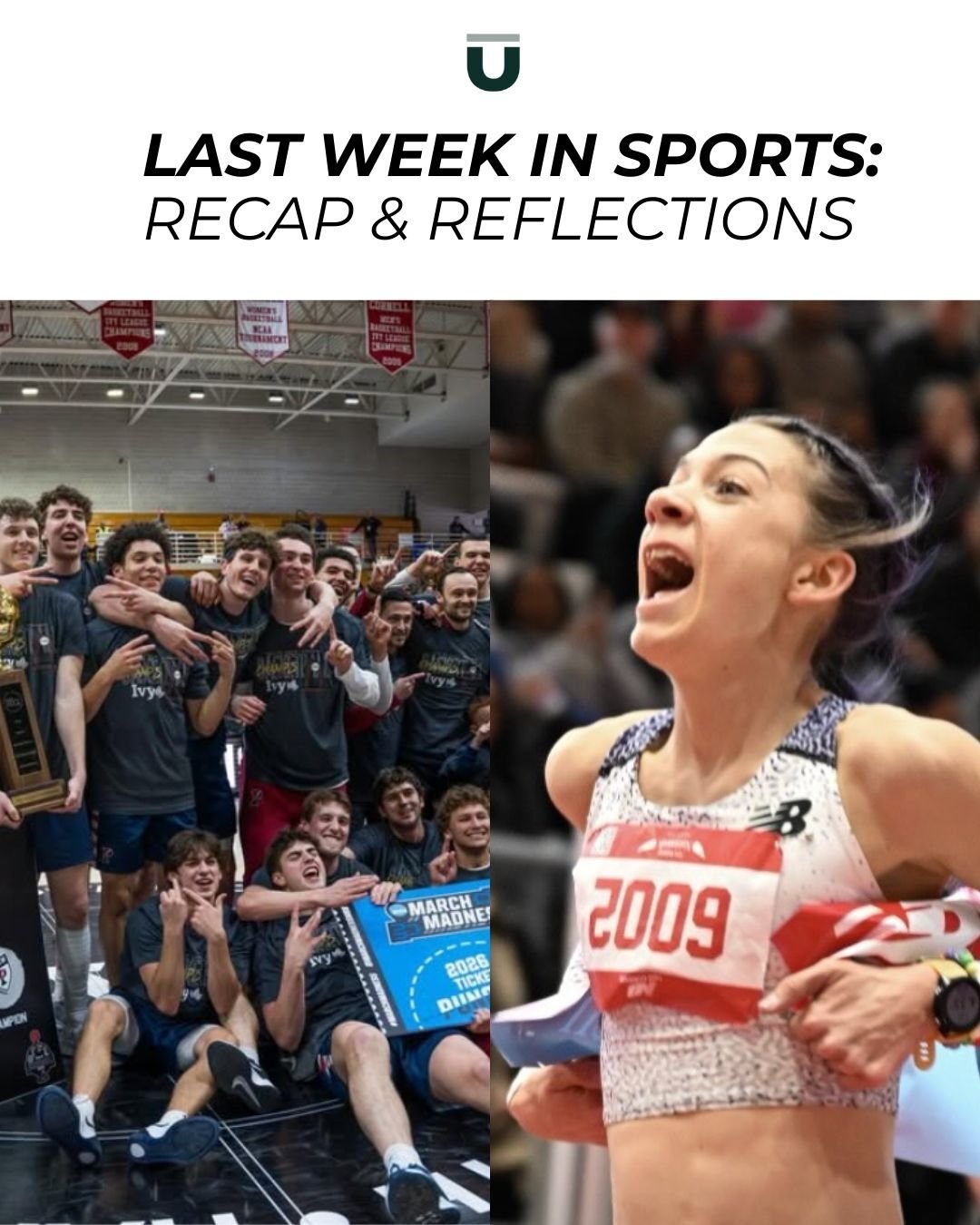 LAST WEEK IN SPORTS | From a historic and record-breaking run at the New Balance Nationals Indoor to a men's college basketball upset and the start of March Madness just yesterday, it's been an exciting week in sports! Here are some of the highlights