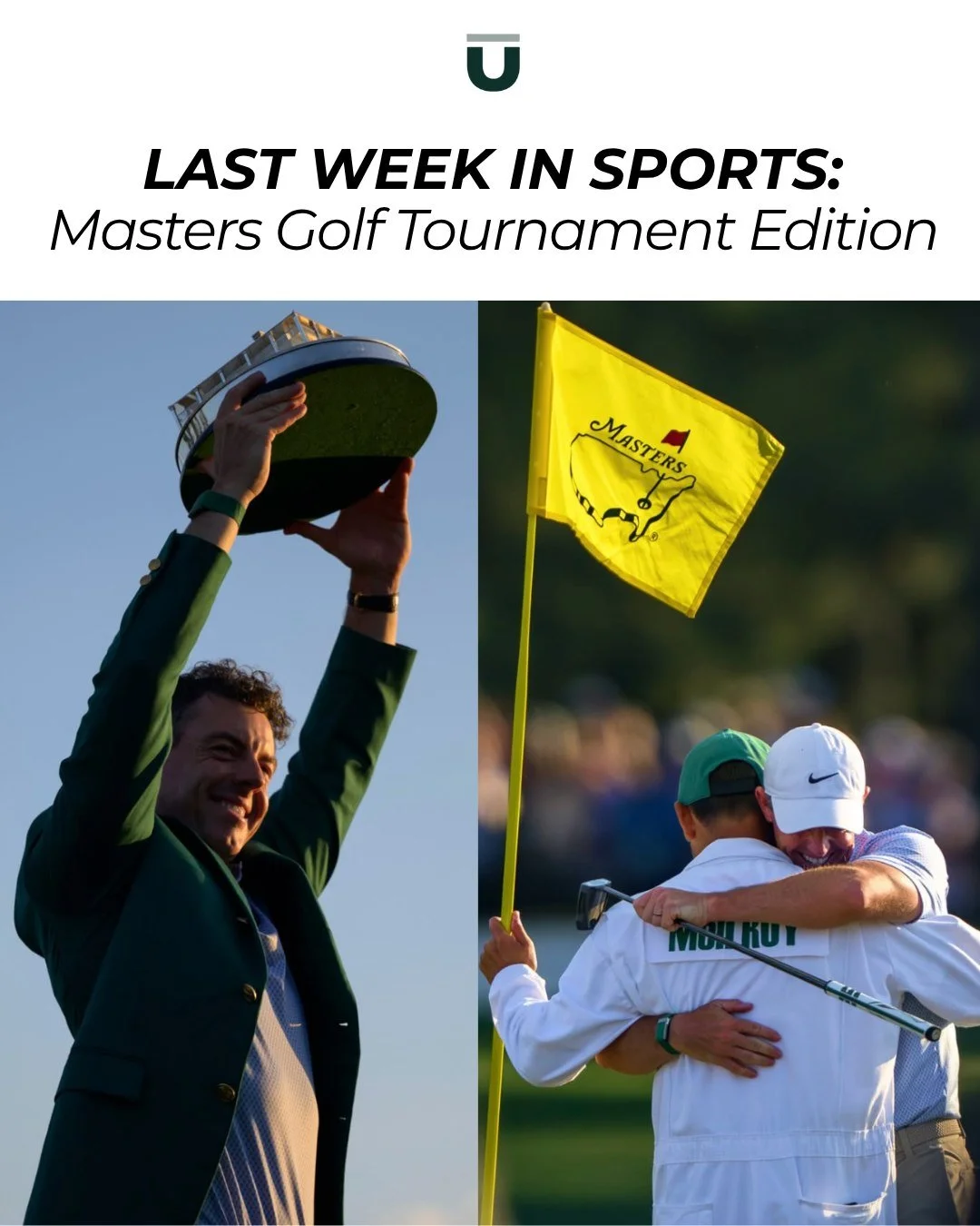 LAST WEEK IN SPORTS: MASTERS GOLF TOURNAMENT EDITION ⛳  Last week @themasters and @rorymcilroy took the golf community by storm..again! Here are some of our reflections from the moments that got him there.

#endūrementality #themasters #rorymcilroy #