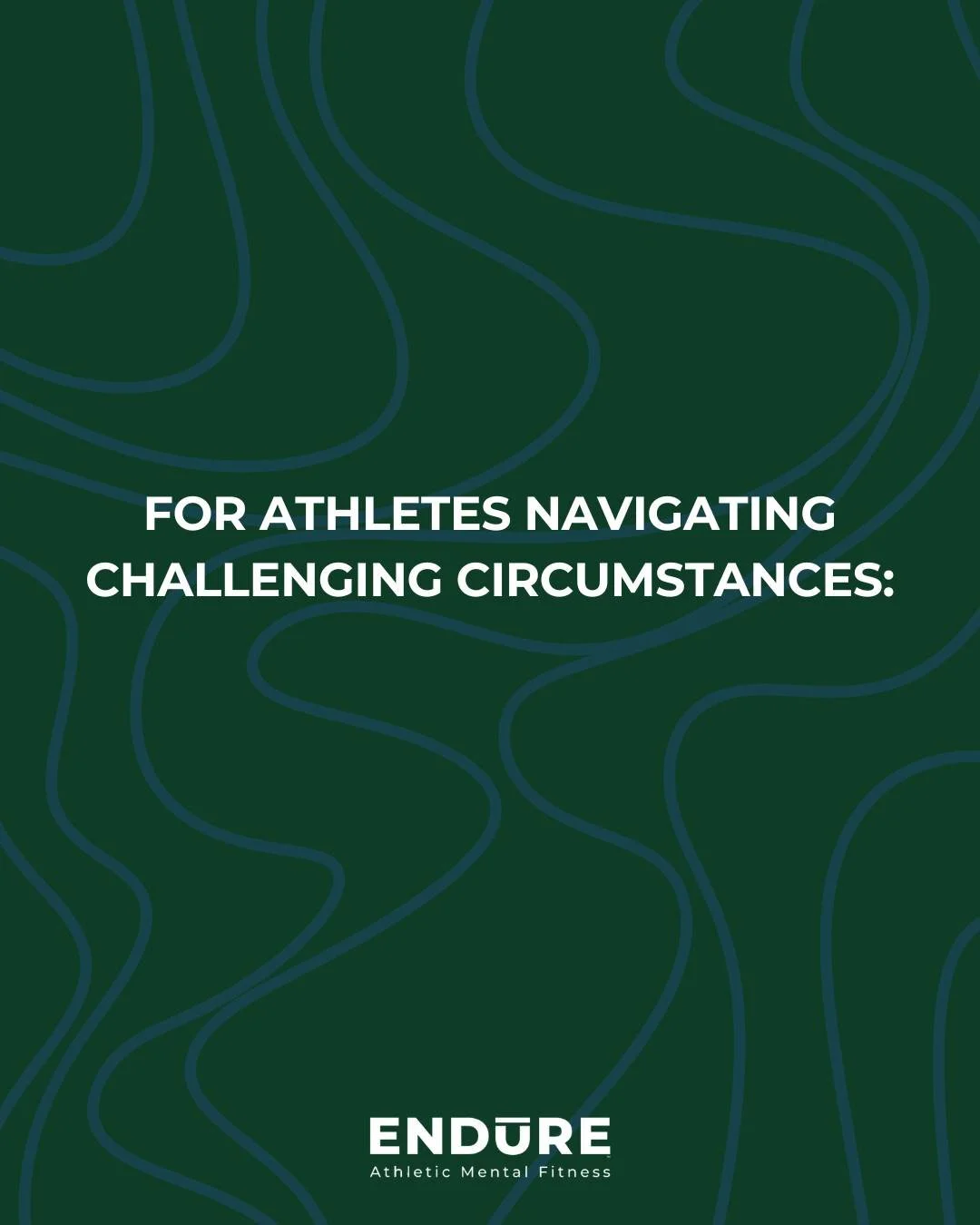 There are a number of challenges that athletes of all kinds come face to face with over the course of their career calling them so practice resilience and make small choices daily to keep going. For athletes facing challenging circumstances, here are