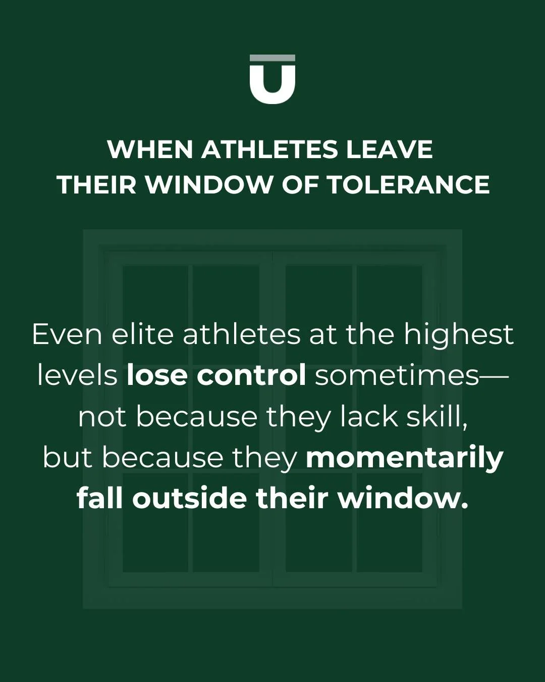 Athletes at all levels can fall outside of their Window of Tolerance. Wondering what that looks like?
Take Draymond Green. His intensity is part of what makes him great, but it has also led to technical fouls, ejections, and suspensions&mdash;includi