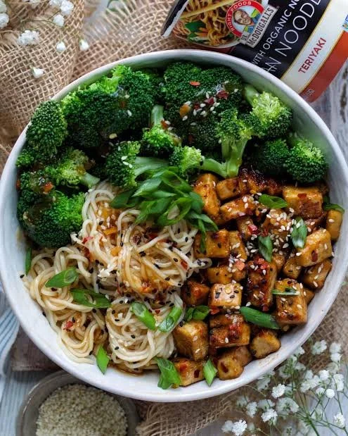 Teriyaki Tofu Noodle Bowl