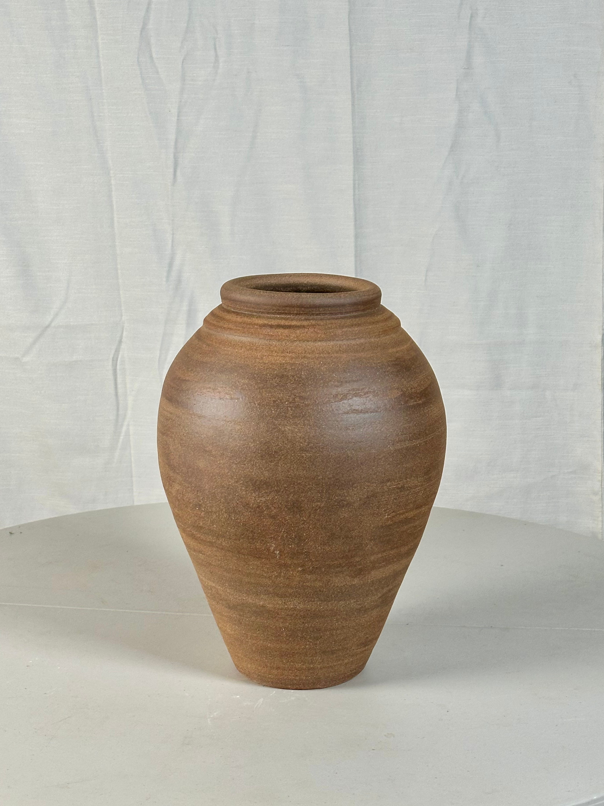 5. Small Cocoon jar   19'h, 14"w