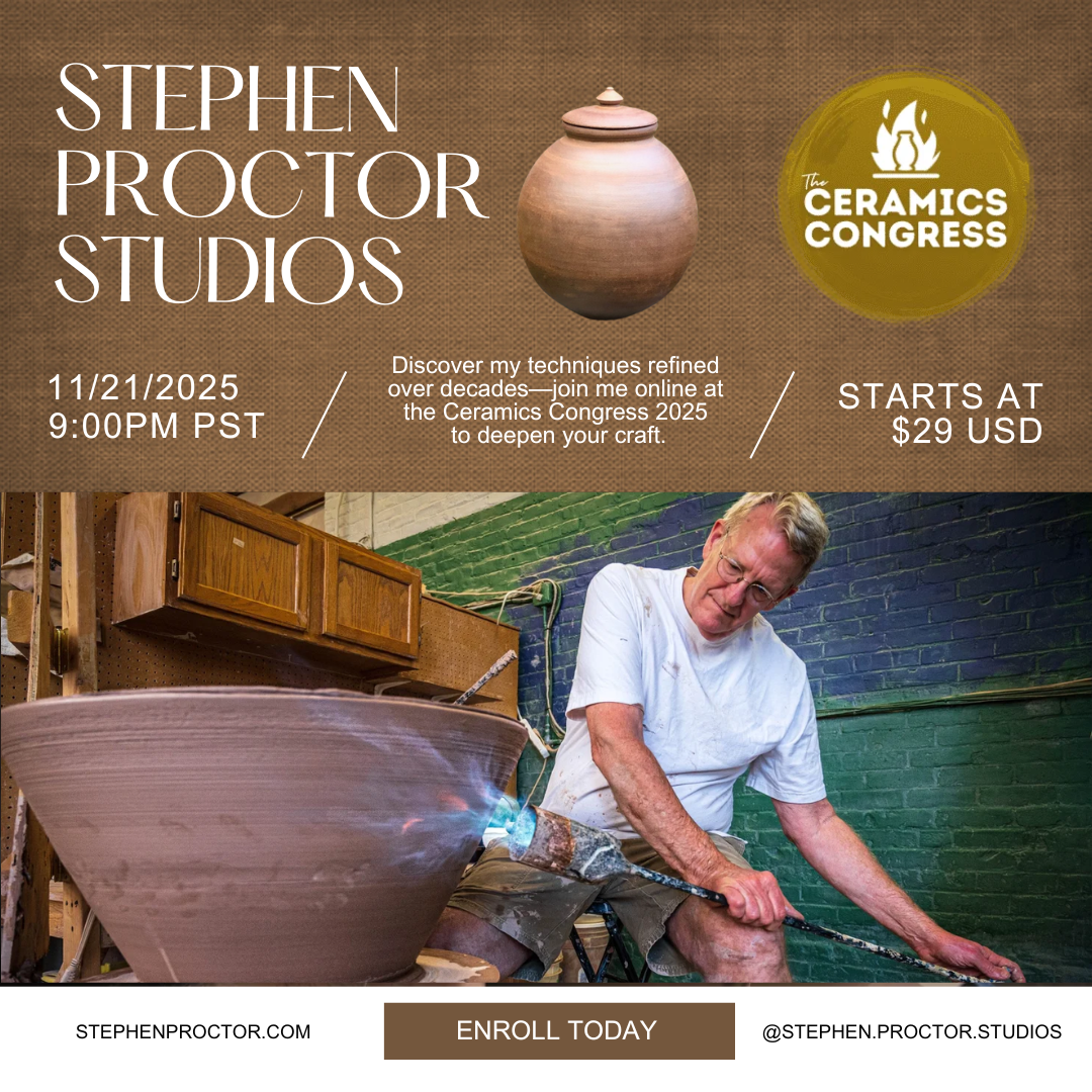 Poster image of Stephen Procter's Ceramic Congress 2025