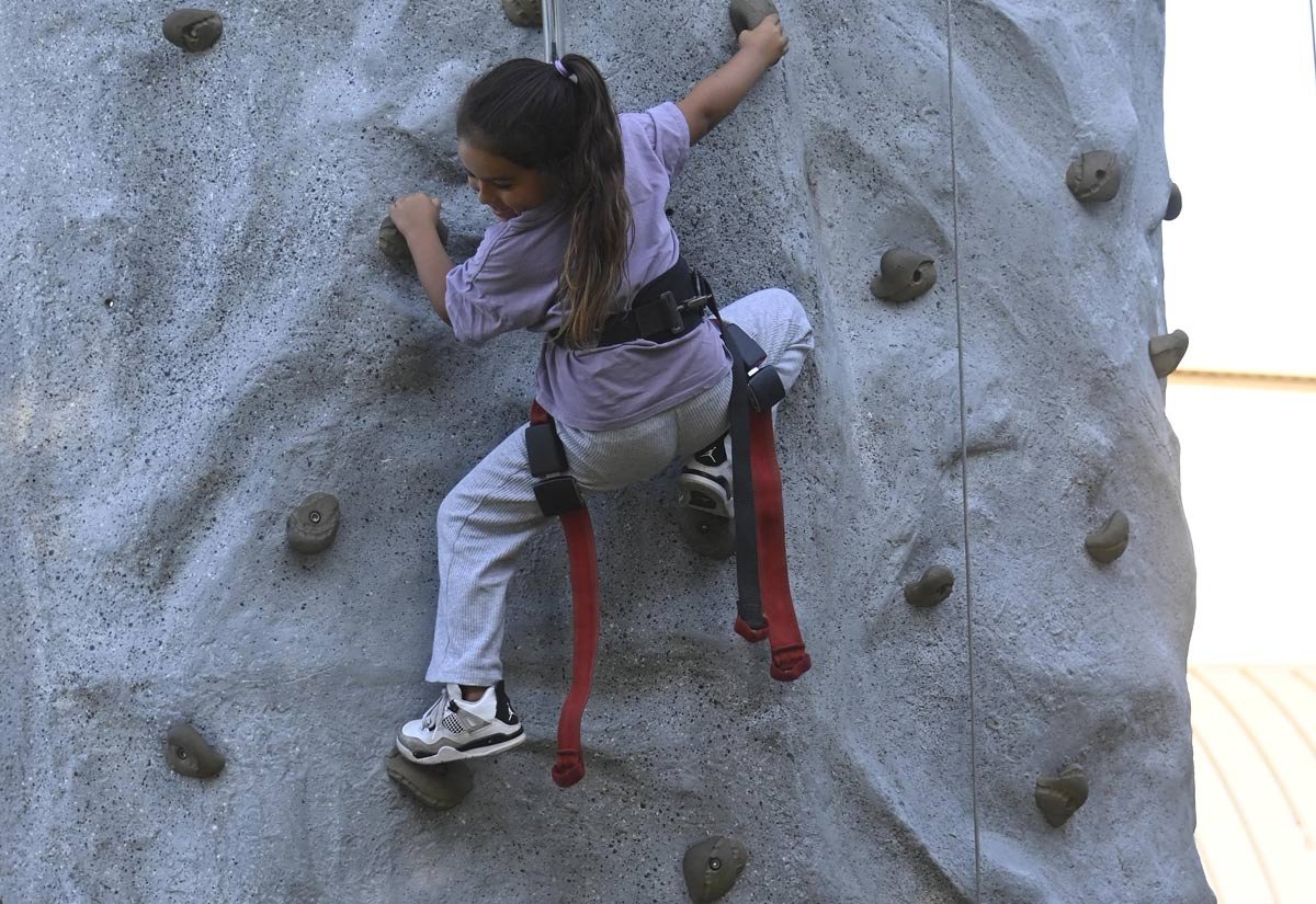   Rock wall  