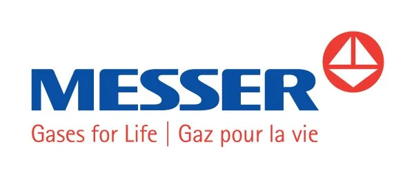 Messer logo with the text "Gases for Life | Gaz pour la vie" underneath.