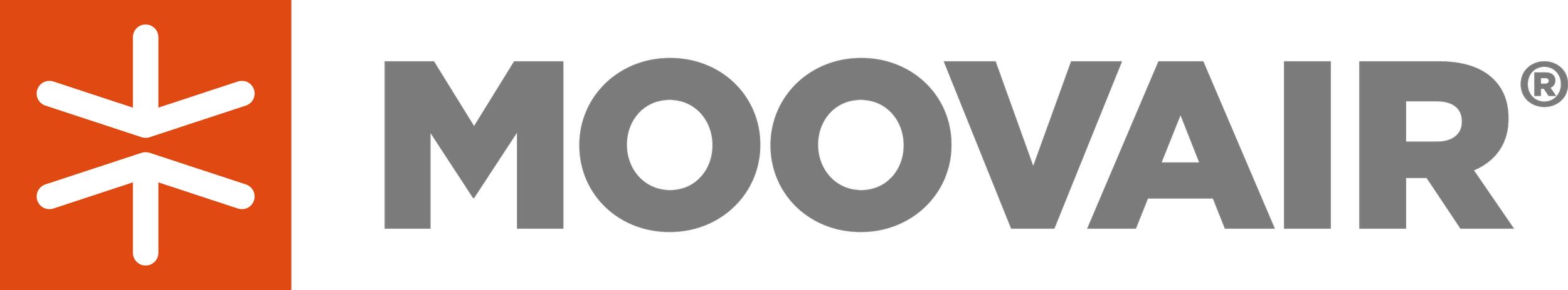 Moovap logo with a stylized snowflake symbol on an orange background and the word 'MOOVAP' in gray letters