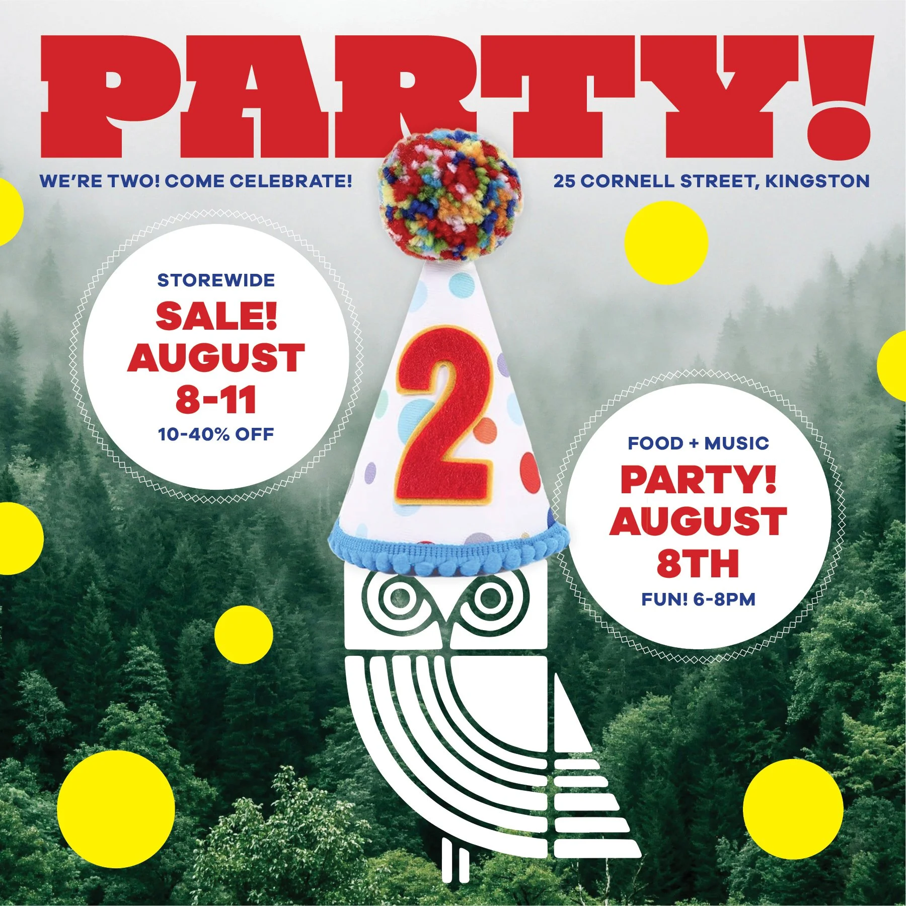 Red Owl’s 2nd Birthday & Storewide Sale