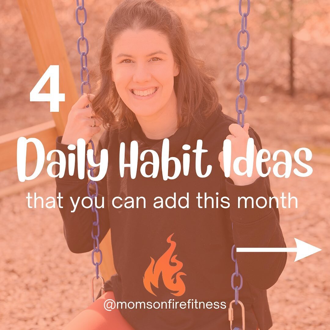 Happy May 1st and Happy Monday!

Here&rsquo;s some habit ideas you can start this month that are simple, don&rsquo;t require a lot of effort, and can have a BIG impact on your health. Because that&rsquo;s the secret - small consistent action yields b