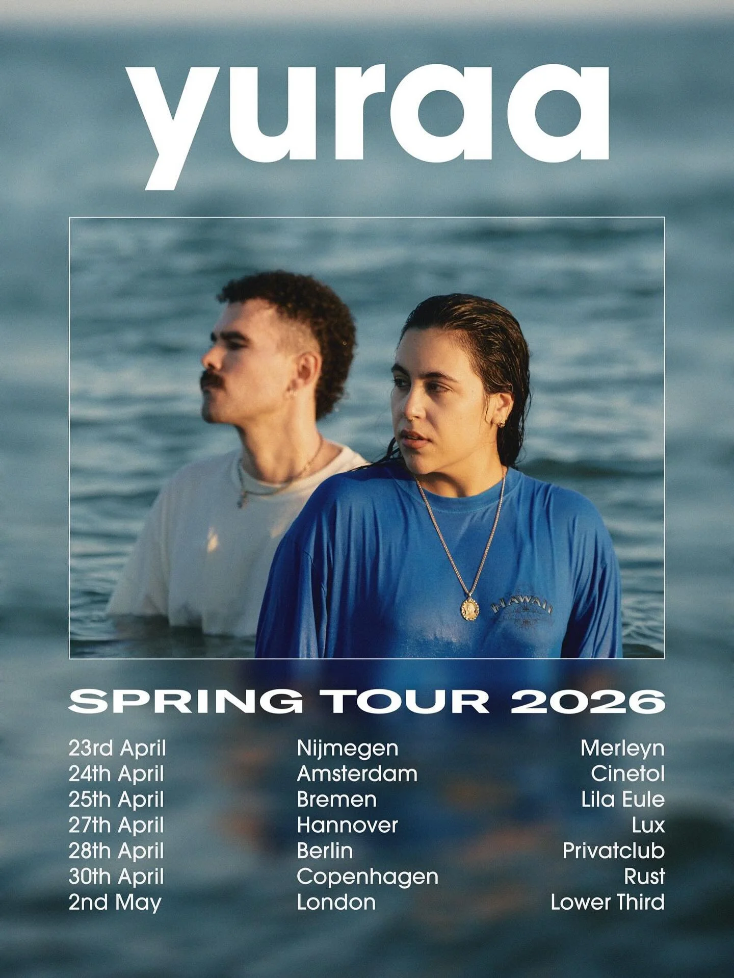 yuraa's second EU tour, NL/DK booked by me