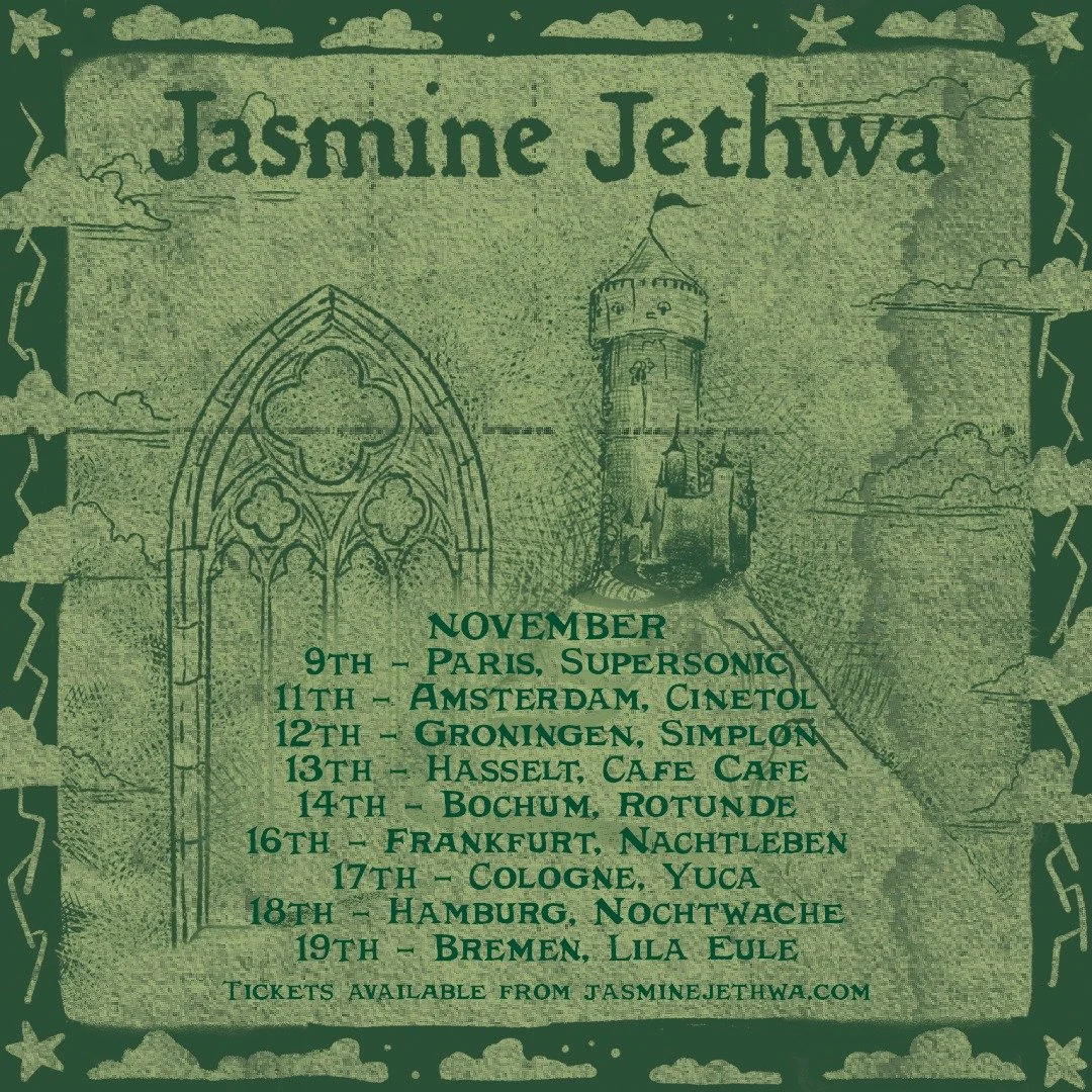 Jasmine Jethwa's 2025 EU tour, NL/FR/DE booked by me