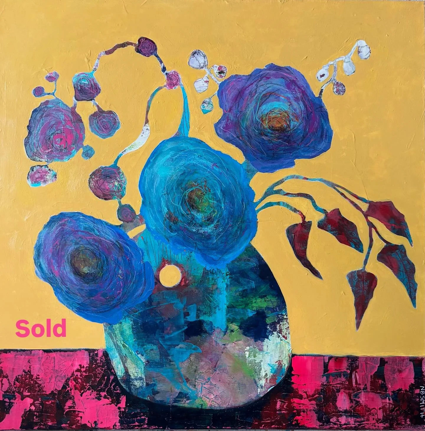 I went to pickup my paintings from @artofbiddeford at the Foundry which was submitted through the Artist by the Sea show I did 2 weeks ago and to my delight and surprise this painting was sold !! Yeah !! It&rsquo;s so thrilling to find the people who