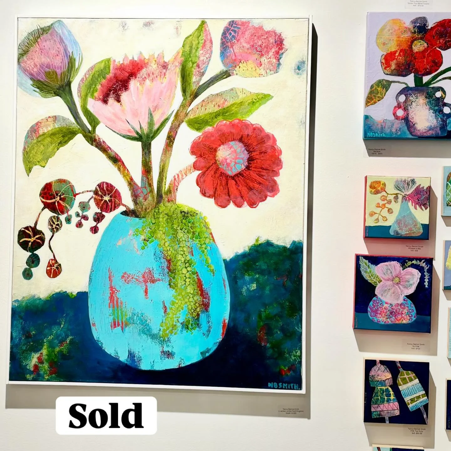 &ldquo;Guardians of the Plant Kingdom&rdquo; has found its way to a new home . Thank you @blue_doorgallery !!