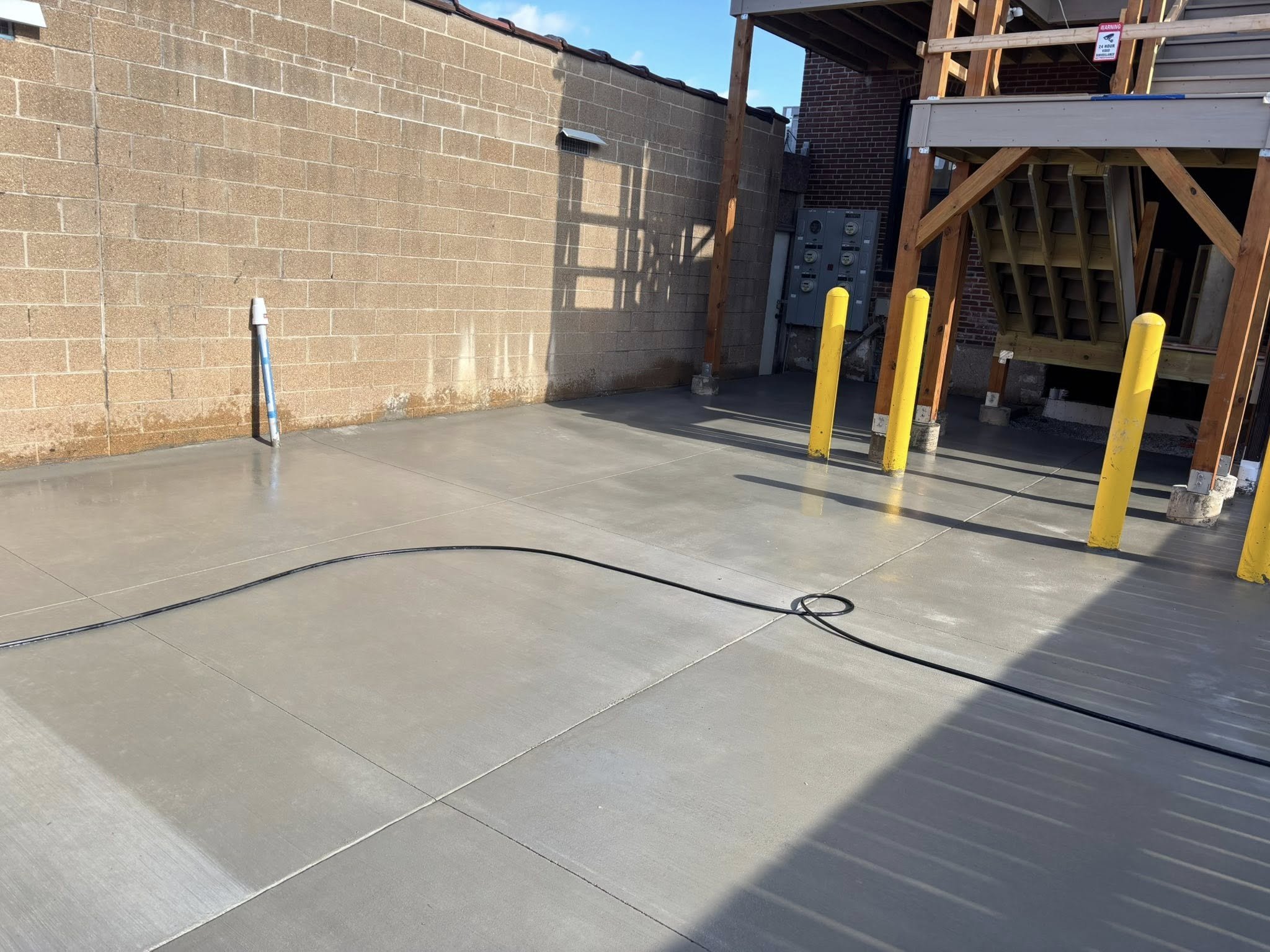 Concrete Loading Dock on Commercial Property